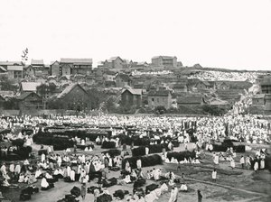 The Market Place ، أنتاناناريفو ، مدغشقر ، 1895. بواسطة العقيد ستيوارت