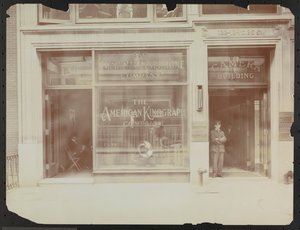 واجهة الطابق الأول من 122-124 E. شارع 25 ، مبنى الكاميرا ، شركة American Cinephone ، شركة American Kinograph وبواب ، نيويورك بواسطة شركة بايرون