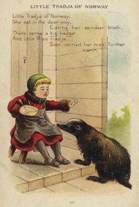 قافية الحضانة: Little Tradja Of Norway (Chromolitho)