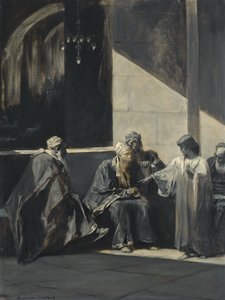 تعليم المسيح في الهيكل بواسطة ثابت