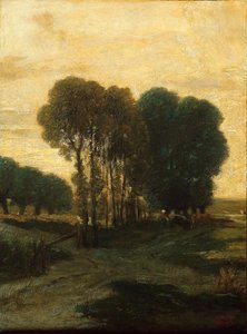 كتلة الأشجار ، 1860 بواسطة ثابت اميل ترويون