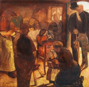 الغريب ، بقلم كونستانت بيرميك (1886-1952) ، زيت على قماش
