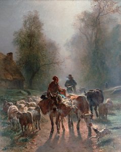 في الطريق إلى السوق ، 1859.