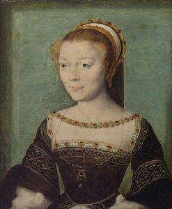 آن دي بيسيلو 1508-1576 ، دوقة إيتامبس ، كاليفورنيا. 1535-40. بواسطة كورنيل دي ليون