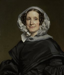 آرينا من القدر (1786-1850). زوجة إن جيه سي هوفمان بواسطة كورنيليس سيلز (توقيع الفنان)