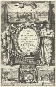 Titelpagina for: D. Heinsius، Revm ad Sylvam-Dvcis atqve في مكان آخر في Belgio avt a Belgis anno 100 DCXXIX gestarvm history. 1631 بواسطة غير معروف