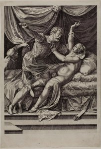 Tarquin و Lucretia بواسطة كورنيليس كورت