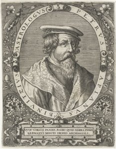 صورة بيتر أبيانوس Petrus Apianus Binuitzius (العنوان على الكائن) بواسطة جان جاك بواسار (ربما)