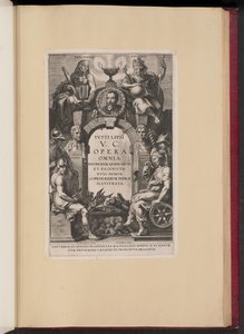 صفحة العنوان لـ Justus Lipsius ، Opera Omnia ، I.