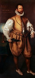 Portrait of Martin Frobisher, c.1577 (oil on canvas)