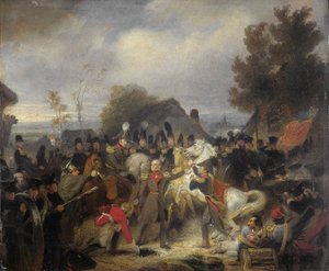 أمير أورانج يغير حصانه الجريح أثناء خطوبة بوترسم بواسطة كورنيليس كروسمان