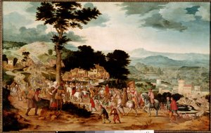 طريقة رسم الجلجلة لكورنيليس ماسيس (1508-1580) القرن السادس عشر ، المعرض الوطني ، براغ