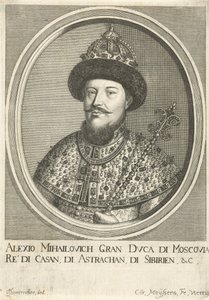 صورة القيصر الكسيس الأول ميخائيلوفيتش من روسيا 1629-1676 ، 1670 بواسطة كورنيليس ميسينس