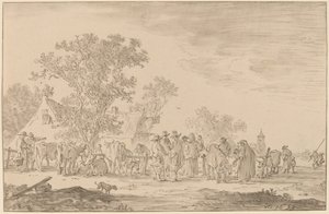سوق الماشية ، 1767.