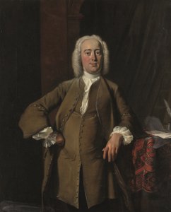 صورة لرجل نبيل يُعرف تقليديًا باسم فيليبس زويرتس (1704-1774) بواسطة كورنيليس تروست