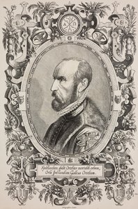 بورتريه لإبراهام أورتيليوس (1528-1598)، نقش لكورنيليوس جالي الأكبر (1576-1650) من كتاب "فنون للجميع، موسوعة الفن الصناعي والزخرفي"، لإميل ريبير، باريس بواسطة كورنيليس الأكبر جالي
