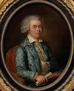 صورة للمؤلف أندريه إرنست موديست جريتري 1741-1813 ، ج. 1786-88. بواسطة كورنيليس فان كويلنبرغ