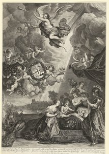 قصة ولادة الأميرة ماريا أماليا ، ابنة هندريك كاسيمير ، 1689 بواسطة مجهول