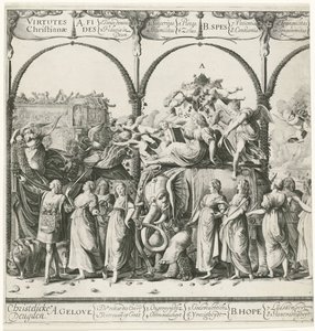 انتصار وليام البرتقالي ، لوحة أ Currus triumphalis Illustris / Triumph of William of Orange (عنوان السلسلة)