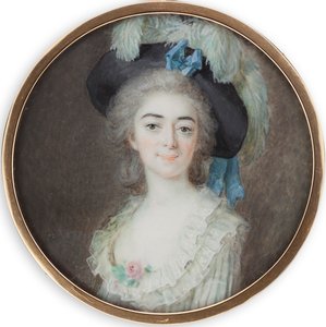 صورة راقصة الباليه جيوفانا باسي 1762-1834 ، ج. 1780.