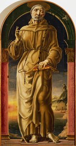 القديس أنتوني ، رسم كوزمي طرة (حوالي 1430-1495) ، لوحة. بواسطة Cosimo Tura
