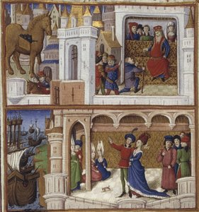 رسم ملحمي للأينيد لفيرجيل 1450-1499