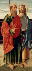 سانت بول وسانت جيمس الأكبر ، 1499 (درجة الحرارة على الألواح الخشبية) بواسطة كريستوفورو كاسيلي