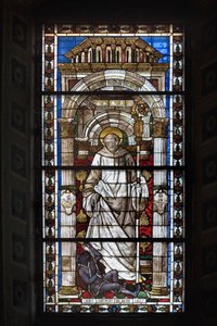 Saint Bernard (stained glass) بواسطة كريستوفورو دي موتيس