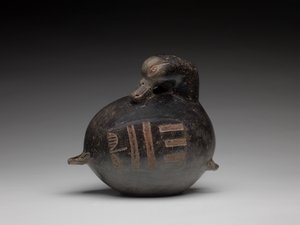 سفينة بطة بواسطة ثقافة Olmec