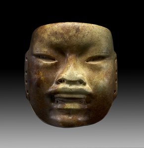 قناع بواسطة ثقافة Olmec