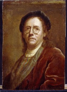 تصوير شخصي. عمل جان (جان) Kupecky (Kupetzki) (1667-1740) ، زيت على ورق مقوى. الفن التشيكي بواسطة المدرسة التشيكية