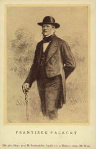 فرانتيسيك بالاكي (1798-1876) ، مؤرخ وسياسي تشيكي بواسطة المدرسة التشيكية