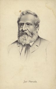 جان نيرودا (1834-1891) ، صحفي وشاعر تشيكي بواسطة المدرسة التشيكية