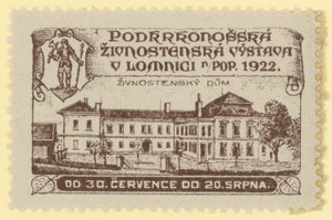 معرض تجاري ، لومنيكا ، تشيكوسلوفاكيا ، 1922 بواسطة المدرسة التشيكية