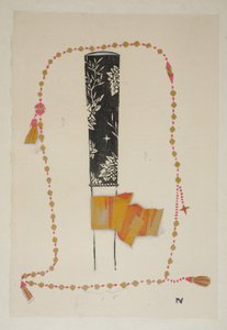 تصميم ، لوحة 4 ، كتاب 7 ، رسم توضيحي من "Wiener Werkstatte Mode 191415" ، حانة. إدوارد كوسماك ، فيينا ، 1914-1915 (لينوكوت ملون باليد)