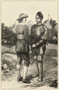 أمل ومسيحي من الحجاج يتقدمون من هذا العالم ، إلى ما سيأتي بقلم جون بونيان (1628-1688) رسم توضيحي لتوماس دالزيل (1823-1906) متفائل من بلدة فانيتي ينضم إلى C