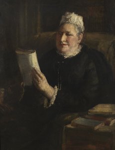 بورتريه هون. السيدة آدمز ، حوالي 1900 (زيت على قماش) بواسطة السيدة اثيل ووكر