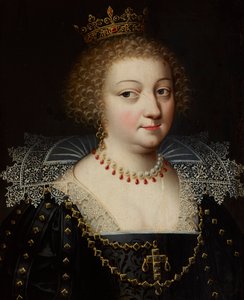 صورة للملكة آن ملكة النمسا (1601–1666) بواسطة دانيال (استوديو) دومونستير