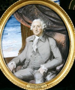 جيمس باكنال (1747-1806) 3rd Viscount Grimston (زيت على قماش) (للزوج انظر 242130) بواسطة دانيال جاردنر
