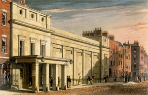 مسرح ريجنسي ، لندن ، 1826 (ألوان مائية يدوية)
