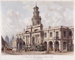 واجهة Royal Exchange الثانية ، لندن ، 1816