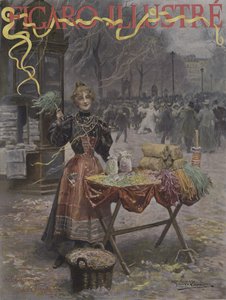 اشتري لي حلوى! (اشتري بعض قصاصات الورق مني!). غلاف لو فيجارو إيلوستري ، فبراير 1897