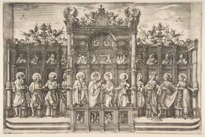 كبير Choirstall مع السيد المسيح نعمة العذراء ، كاليفورنيا. 1518-20. بواسطة دانيال هوبفر