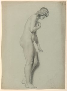 رسم، أنثى عارية، 1858 بواسطة دانييل هنتنغتون