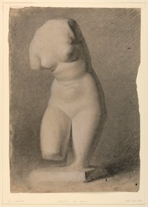 رسم، جذع أنثى من بلاست، 1840 بواسطة دانييل هنتنغتون