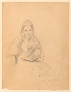 رسم، الآنسة إليوت جالسة، 15 مايو، 1841 بواسطة دانييل هنتنغتون