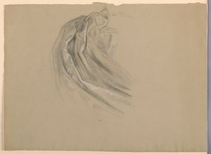 رسم، دراسة لـ "المجدلية"، د، 1852 بواسطة دانييل هنتنغتون