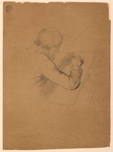 رسم، دراسة لـ "مناولة المرضى"، 1844-1845 بواسطة دانييل هنتنغتون