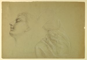 رسم، دراسة عن "العدل والسلام"، 1886 بواسطة دانييل هنتنغتون