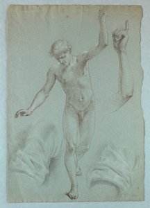 رسم، دراسة عن "حلم الرحمة"، 1857-1858 بواسطة دانييل هنتنغتون